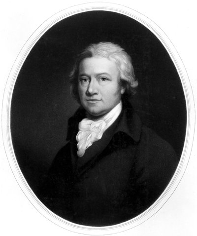 Edmund Cartwright, pionero británico de los textiles, c 1780s de Unbekannt