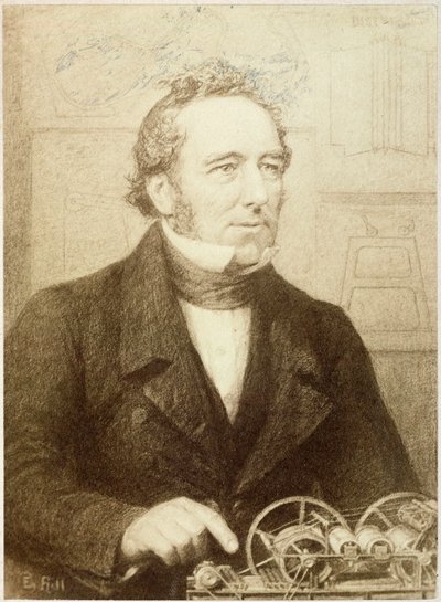 Edward Cowper, inventor británico, c.1830 de Unbekannt