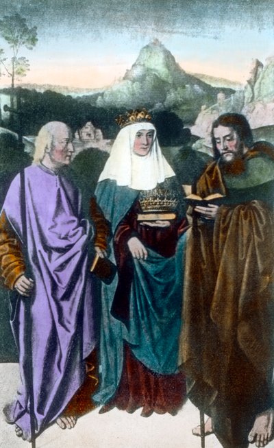 Isabel con tres coronas de Unbekannter Künstler