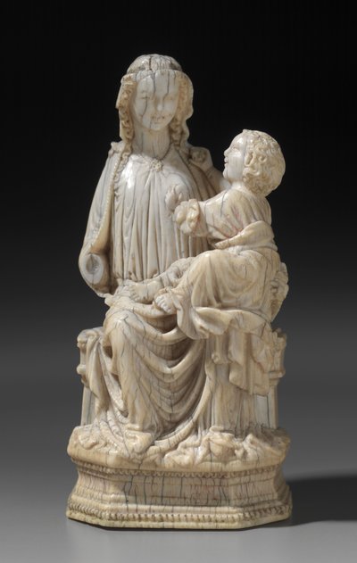 Virgen y Niño entronizados, c.1250 de Unbekannt