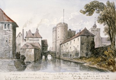 Entrada a Canterbury" de William Crotch de Unbekannter Künstler