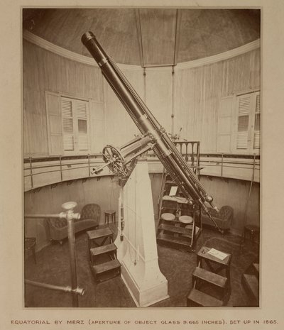 Telescopio ecuatorial, Palermo, Sicilia, Italia de Unbekannt