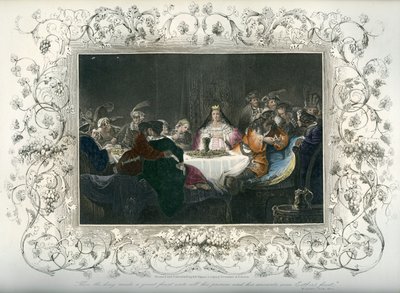 La fiesta de Esther - Biblia de Unbekannter Künstler