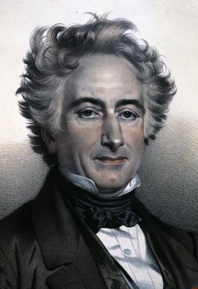 Eugene Chevreul, c. 1830 - 1840 (grabado) de Unbekannter Künstler