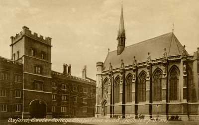 Exeter College, Oxford de Unbekannter Künstler
