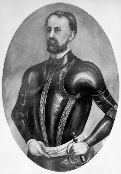 Explorador Hernando De Soto (grabado) de Unbekannt