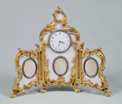 Reloj de escritorio estilo Luis XV de Fabergé de Unbekannt