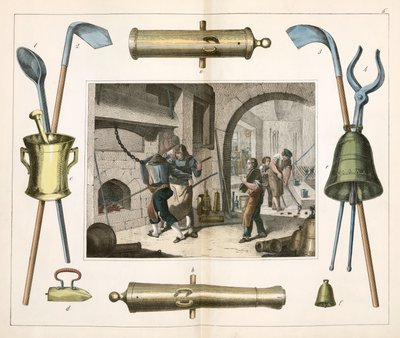 Fabricación, Armas y Armamentos El fundador de campanas de Unbekannt