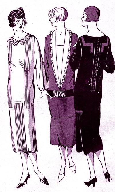Moda: vestidos en mayo de 1925 de Unbekannter Künstler