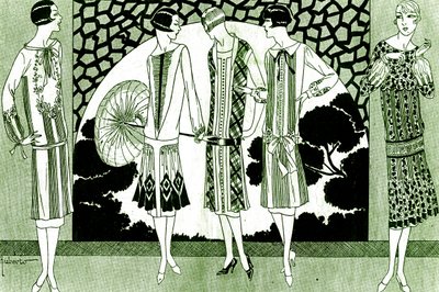 Moda: vestidos en mayo de 1925 de Unbekannter Künstler