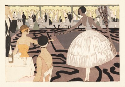 Fiesta de moda en el jardín de Paul Poiret de Unbekannter Künstler