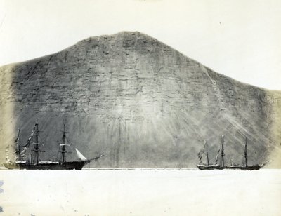 Rápido desde la banquisa, bajo el cabo Prescott, bahía Franklin Pierce (Canadá) de Unbekannter Künstler