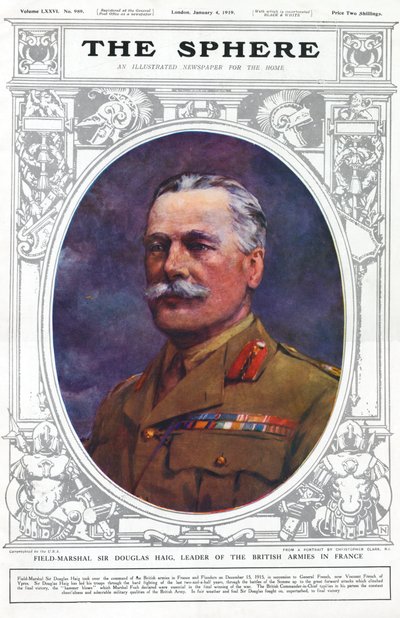 Field - Marshal Sir Douglas Haig, jefe de los ejércitos británicos en Francia de Unbekannter Künstler