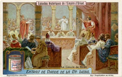 Primer Concilio de Nicea dirigido por el Emperador Romano Constantino I de Unbekannt
