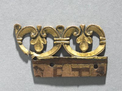 Fragmento de una cresta ornamental de un relicario, c.1165-1180 de Unbekannt