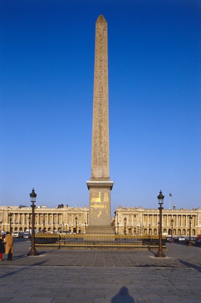 Francia, París, Obelisco de Luxor en la Place de la Concorde, obelisco egipcio con jeroglíficos dorados. de Unbekannt