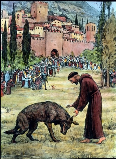 Francisco y el lobo de Unbekannter Künstler