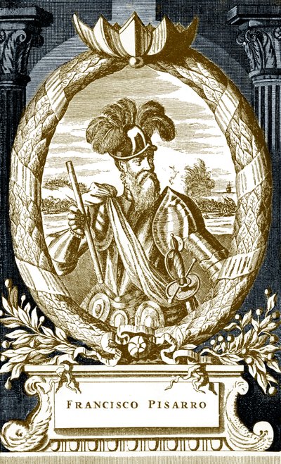 Francisco Pizarro de Unbekannter Künstler