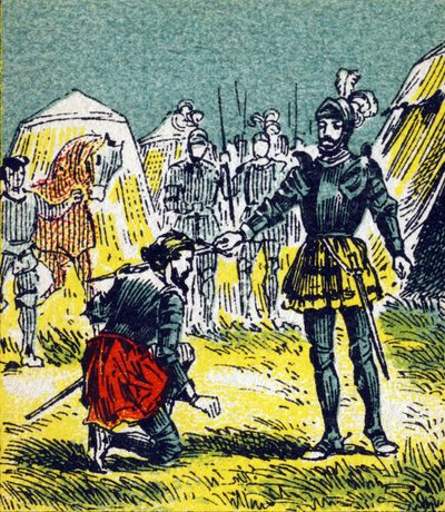 Francisco I arma de caballero por Bayard el 15 de septiembre de Unbekannt
