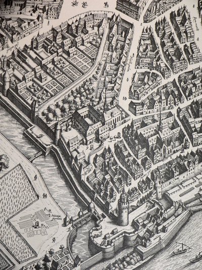 Monasterio carmelita de Fráncfort 1628 de Unbekannter Künstler