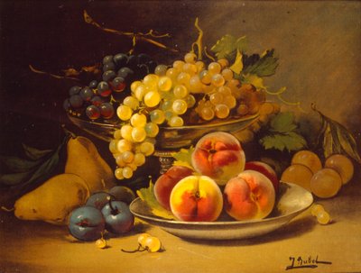 Bodegón francés del siglo XIX. Artista desconocido). aprox. 1870 de Unbekannter Künstler