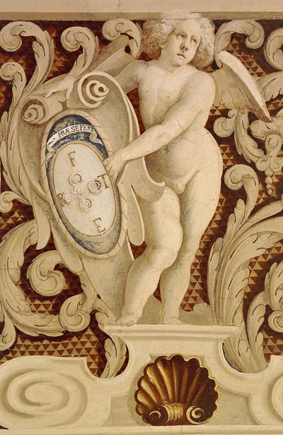 Frescos del Salón Baronal (detalle) de William M. Timlin