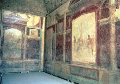 Frescos en el Tablinium, Casa de Livia de Unbekannter Künstler