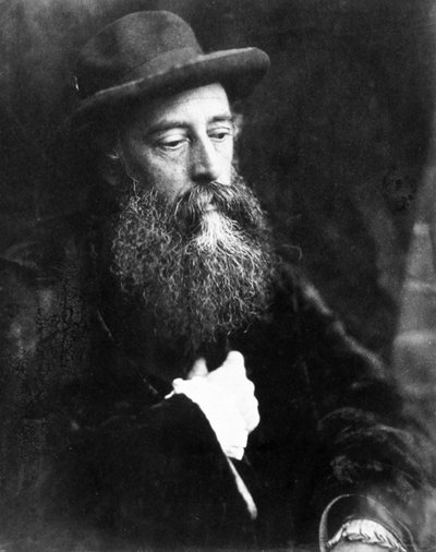 G F Watts con sombrero de Unbekannt
