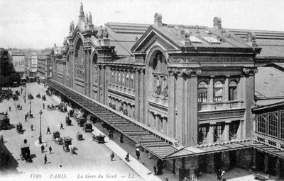Gare du Nord, París, c. 1900 de Unbekannter Künstler