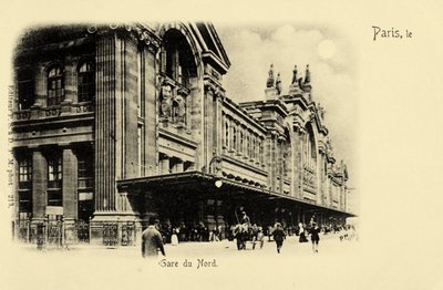 Gare du Nord, París, c. 1900 de Unbekannter Künstler