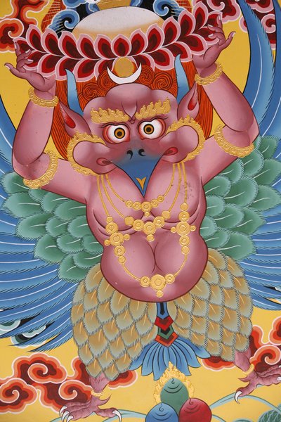 Garuda. Monasterio de Kopan, Katmandú, Nepal de Unbekannt