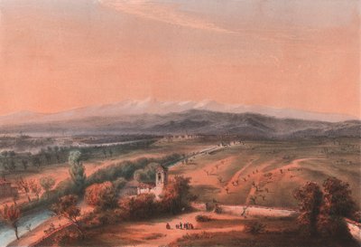 Vista general del campo de batalla de Magenta, Lombardía de William M. Timlin