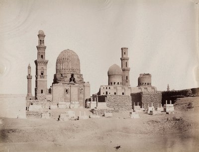 Vista general de las tumbas de los mamelucos, El Cairo de Unbekannter Künstler