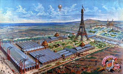 Vista general de la Exposición Universal de París de Unbekannter Künstler