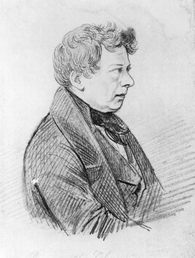 Georg Simon Ohm, físico alemán, c 1820 de Unbekannt
