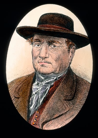 Agricultor colono alemán del Banato (Rumanía) de Unbekannter Künstler