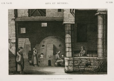Fábrica de vidrio, Egipto, c. 1798 de Unbekannt