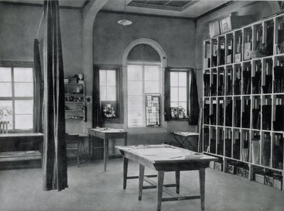 Estudio de pintura en vidrio, de los talleres de la Bauhaus, Weimar de Unbekannt