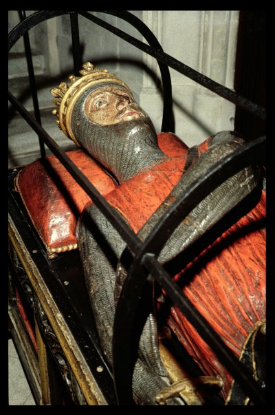 Catedral de Gloucester, efigie del Duque de Normandía, hijo de Guillermo el Conquistador, c.1100 de Unbekannt