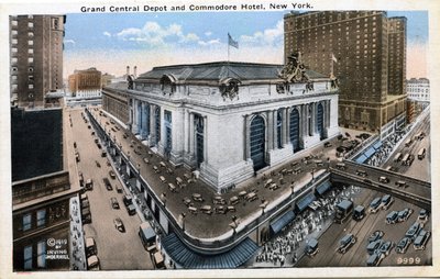 Grand central Depot y Commodore Hotel, Nueva York de Unbekannter Künstler