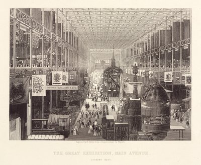 Gran Exposición 1851, avenida principal mirando al este de Unbekannt