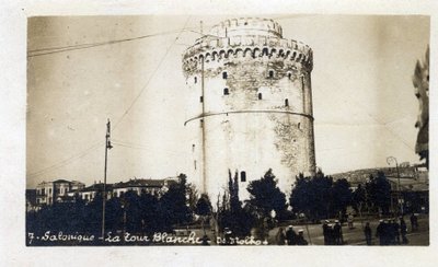 Grecia, Salónica: vista de la Torre Blanca de William M. Timlin