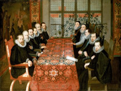 Retrato de grupo: los representantes en la conferencia de Somerset House de Unbekannter Künstler