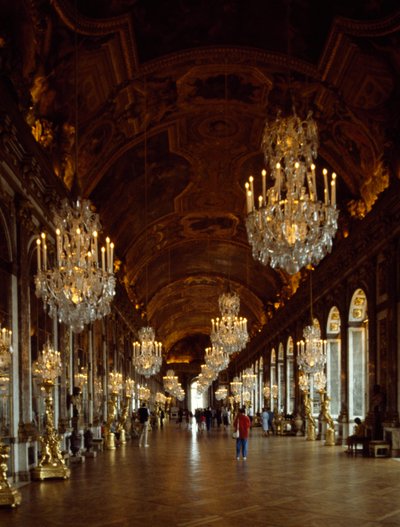 Salón de los Espejos, Palacio de Versalles, Francia de Benjamin Baud