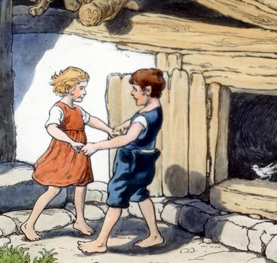 Hansel y Gretel de Unbekannter Künstler