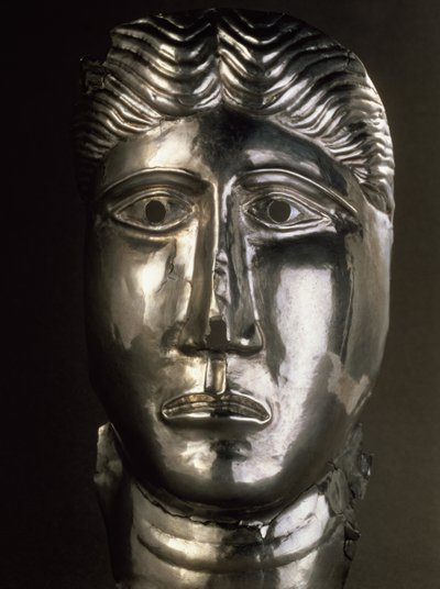 Cabeza de un hombre, Galo-Romano, siglos II-III d.C. de Unbekannt