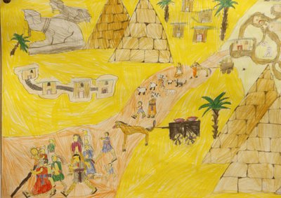 Hebreos saliendo de Egipto, Budapest, Hungría de Unbekannt