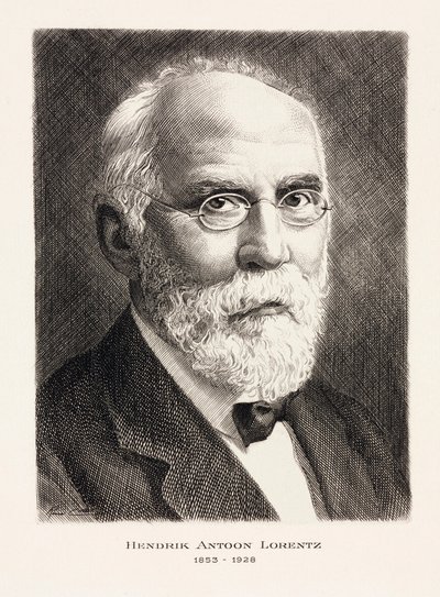 Hendrik Antoon Lorentz, físico matemático holandés, c 1910s de Unbekannt