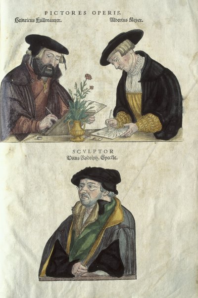 Herbarios Albrecht Mayer, Veil Rudolph Speckle y Heinrich Fullmaurer de Unbekannt