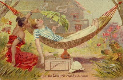 Tiempo libre en las Colonias, c 1900 de Unbekannter Künstler
